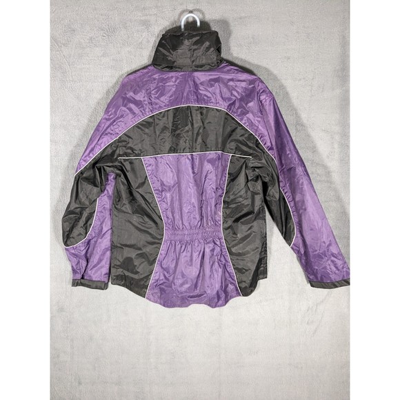 Xelement Women's Black and Purple 2 piece Rain Suit New with Tags size Small - Picture 8 of 16